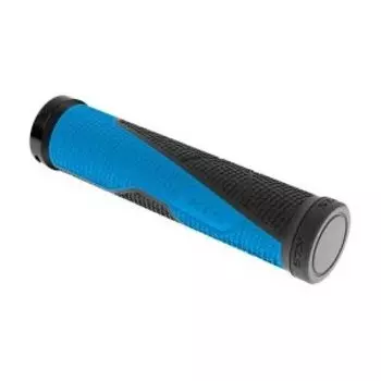Грипсы велосипедные KLS CRYPTON 135мм, кратон, 1 грипстоп, синий, ZKE92761