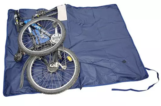 Чехол-тент для переноски велосипеда синий р-р XL (рамы 18-21", колеса 20"-28"), 10-004