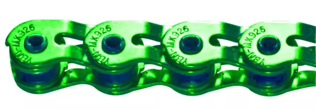 Цепь для велосипеда с замком CLARK`S CL918-TP HALF LINK, 1/2"x1/8", BMX, 102 звена, зеленая, 3-141
