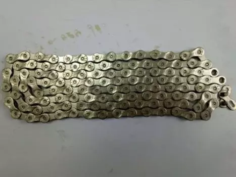 Цепь ROXTER Z90, 9 ск, 1/2x3/32"x116L, индексная, серебристая, с соеденительным звеном, Z90