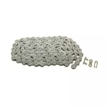 Цепь велосипедная KMC 100 звеньев, 1/2x3/32 K1 Narrow (K810), silver/silver, BK1NNP100
