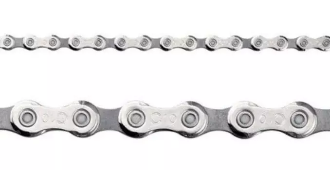 Цепь велосипедная Campagnolo Veloce, 10 скоростей, 114 звеньев, серебристый, CN11-VLX