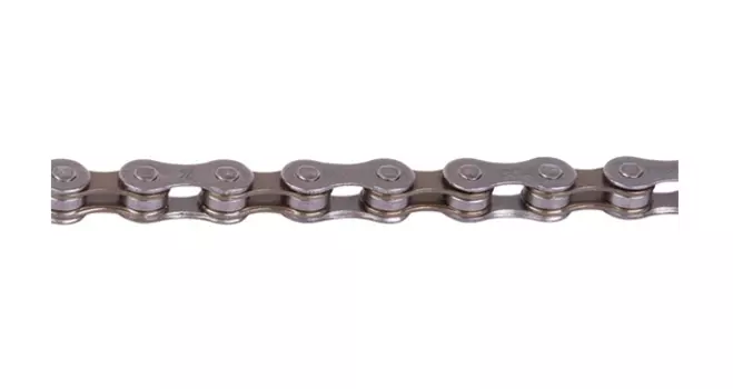 Цепь велосипедная КМС 1/2"х3/32" Z-7, 7,3 мм, с замком, 6-7 скоростей, 5-303710