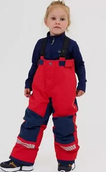 Брюки детские NORPPA ORON KID'S PANTS 040 красный, 100231 (Рост: 110)