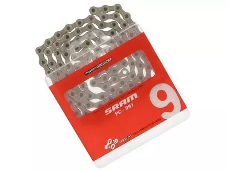 Цепь велосипедная SRAM PC-991+PowerLink, 9 скоростей, 88.2703.114.105