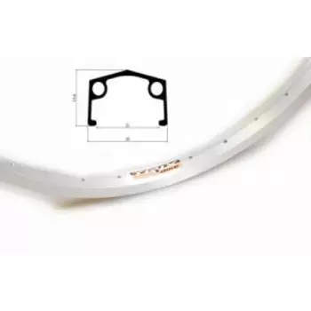 Колесо переднее 28" TRIX алюминиевый, одинарный, 36H, 622х21/25х15,6мм, A/V, серебристый, втулка стальная, V-br, 4204