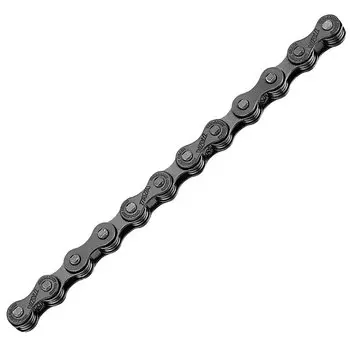 Цепь велосипедная TAYA, 5-6 speed, 1/2"x3/32", 116L, с соединительным звеном, в торговой упаковке, черный, EL-408H