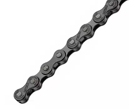 Цепь велосипедная TAYA EL-018, 1 скорость, 1/2"x1/8", 112L, чёрная, облегчённая (на 15%), EL-018