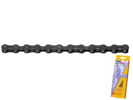 Цепь велосипедная TAYA TB-50, 6-7 скоростей, 1/2"x3/32", 116L, чёрный, аналог KMC Z51, TB-50