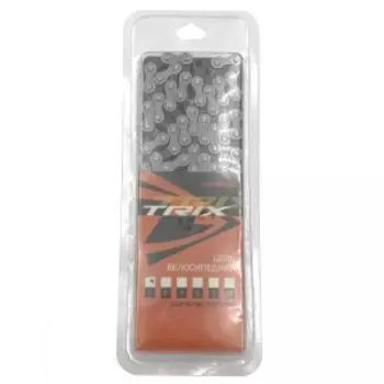 Цепь велосипедная TRIX, 1 скорость, 1/2х1/8, 112 звеньев, с замком, T410