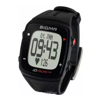 Часы спортивные SIGMA SPORT iD.RUN HR: пульсометр, черные, 24900