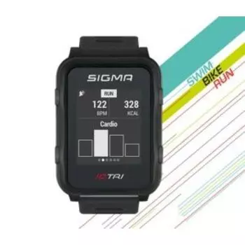 Часы спортивные SIGMA SPORT iD.TRI basic (без датчиков) чёрные, 24200