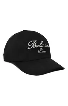 Хлопковая бейсболка Balmain