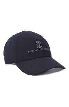 Хлопковая бейсболка Brunello Cucinelli