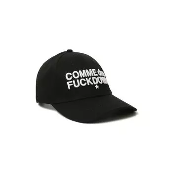 Хлопковая бейсболка Comme des Fuckdown