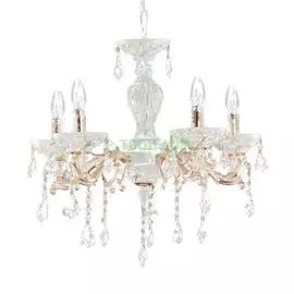 Люстра подвесная Elvan Mdg5308-5 Wt+Gold