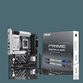 Материнская плата ASUS PRIME B860M-A WIFI, LGA1851, Intel B860, 4xDDR5 DIMM, 2PCI-Ex16, 4SATA3, 7.1-ch, 2.5GLAN, 5 USB 3.2, 2 USB Type-C, HDMI, DP, mATX, Retail