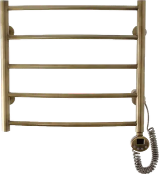 Полотенцесушитель электрический Domoterm Калипсо П5 50x50, правый, бронза