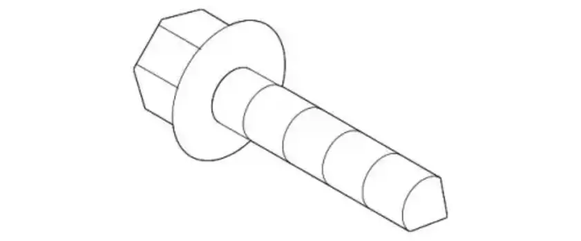 ВИНТ С ВНУТРЕННИМ TORX, САМОСТОПОРЯЩИЙСЯ PAF009379 PORSCHE