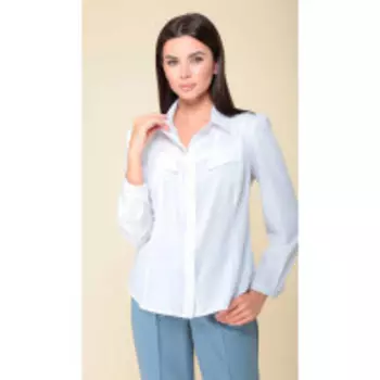 Блузка Асолия-4069/1 В цвете: Белый; Размеры: 50