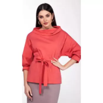 Блузка La Kona-Бл32/2 В цвете: Красный; Размеры: 50,46,48