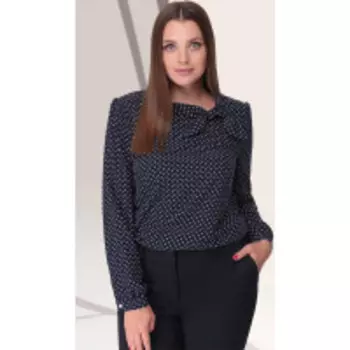 Блузка LeNata-11028/3 В цвете: Синий; Размеры: 56,58,50,46,44