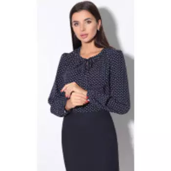 Блузка LeNata-11798/1 В цвете: Синий; Размеры: 60,48,54,44