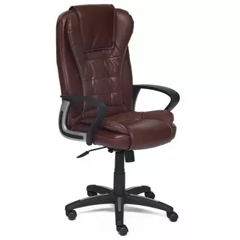 Кресло BARON коричневый/коричневый перфорированный (кож/зам) (Tetchair)