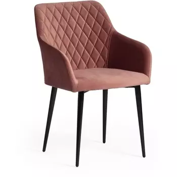 Кресло BREMO (mod. 708) коралловый barkhat /черный (ткань/металл) Tetchair 113347 14321
