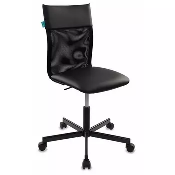 Кресло Бюрократ CH-1399 черный Leather Black эко.кожа/сетка крестовина металл (Бюрократ)