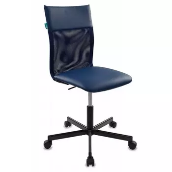 Кресло CH-1399 синий Or-15 эко.кожа/сетка крестовина металл Бюрократ 399 CH-1399/BLUE