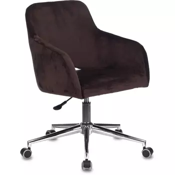 Кресло CH-380SL мокко крестовина металл хром Бюрократ 380 CH-380SL/6MOKKO