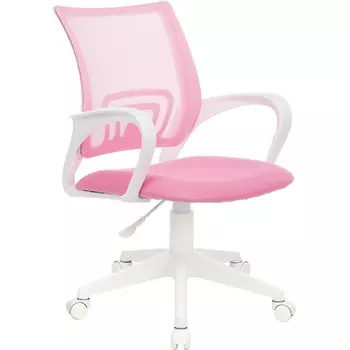 Кресло Бюрократ CH-W695NLT розовый TW-06A TW-13A сетка/ткань крестовина пластик пластик белый