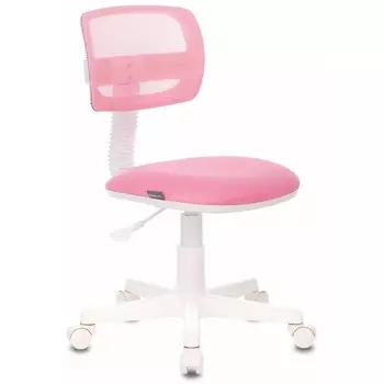Кресло детское Бюрократ CH-W299 розовый TW-06A TW-13A сетка/ткань крестовина пластик пластик белый