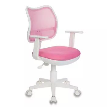 Кресло детское Бюрократ Ch-W797 розовый сиденье розовый TW-13A сетка/ткань крестовина пластик пластик белый