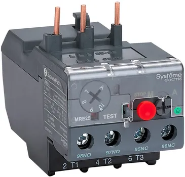 Тепловое реле перегрузки Systeme Electric MRE251P6 MRE F25 1.0-1.6A КЛАСС 10A (LRE06)