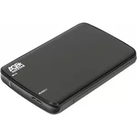 Внешний корпус AgeStar 31UB2A12C-6G (BLACK) для 2.5" SATA, USB 3.1, алюминий, черный