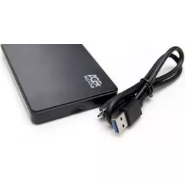Внешний корпус AgeStar 3UB2P2(BLACK) для HDD SATA 6Gb/s 2.5", пластик, черный