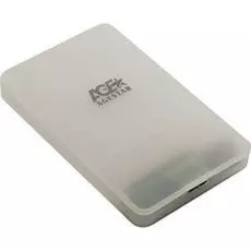 Внешний корпус для HDD SATA 2.5” AgeStar 3UBCP3 для HDD/SSD SATA 6Gb/s 2.5", USB 3.0, пластик, белый