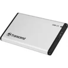 Внешний корпус для HDD SATA 2.5” Transcend TS0GSJ25S3 USB3.0 серебристый