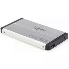 Внешний корпус для HDD SATA 2.5” Gembird EE2-U3S-2-S для HDD/SSD SATA 6Gb/s 2.5", USB 3.0, алюминий, серебристый