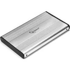 Внешний корпус для HDD SATA 2.5” Gembird EE2-U2S-5-S для HDD/SSD SATA 6Gb/s 2.5", USB 2.0, алюминий, серебристый