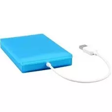 Внешний корпус для HDD SATA 2.5” AgeStar SUBCP1 для HDD/SSD SATA 6Gb/s 2.5", USB 2.0, силикон, синий
