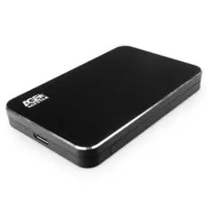 Внешний корпус для HDD SATA 2.5” AgeStar 3UB2A18 для HDD/SSD SATA 6Gb/s 2.5", USB 3.0, алюминий, черный