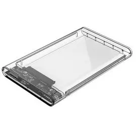 Внешний корпус Orico 2139U3-CR для HDD/SSD 2,5 ". Материал корпуса: Пластик (прозрачный)