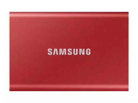 Внешний SSD USB 3.2 Gen 2 Type-C Samsung MU-PC2T0R/WW T7 2TB USB 3.2 metallic red