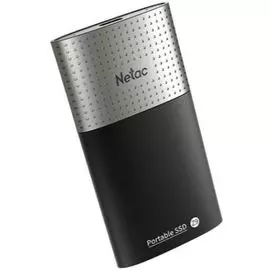 Внешний SSD USB 3.2 Gen 2 Type-C Netac NT01Z9-500G-32BK Z9 500GB 550/480MB/s черно-серебристый