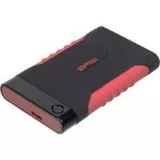 Внешний жесткий диск 2.5'' Silicon Power Armor A15 1TB SP010TBPHDA15S3L 1TB Armor A15 USB 3.1 черный/красный