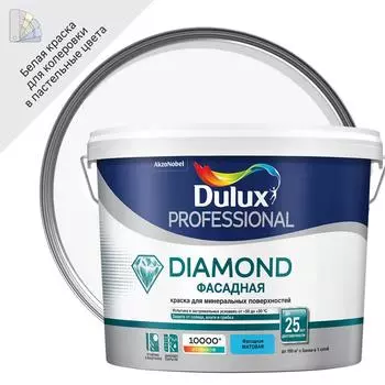 Фасадная краска Dulux Гладкая BW 10 л