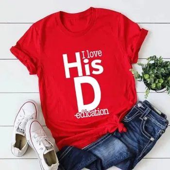 Футболки «I Love His DI Love Her P» с рисунком «Love His Dedemination Love Her Personality», забавная рубашка для пар, подарок для пар, топы L 3XL